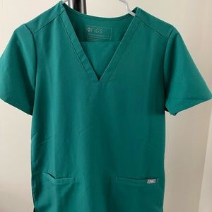 FIGS SCRUB SET HUNTER GREEN